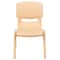 Flash Furniture Natural Plastic Stackable School Chair with 10.5" Seat Height, PK10 10-YU-YCX-003-NAT-GG - alternate 8